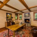 Vail-Mountain-Elegant-study-with-custom-beams-and-crown-molding